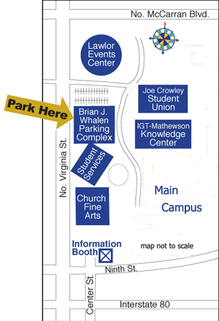 Map of Brian J. Whalen Parking Complex